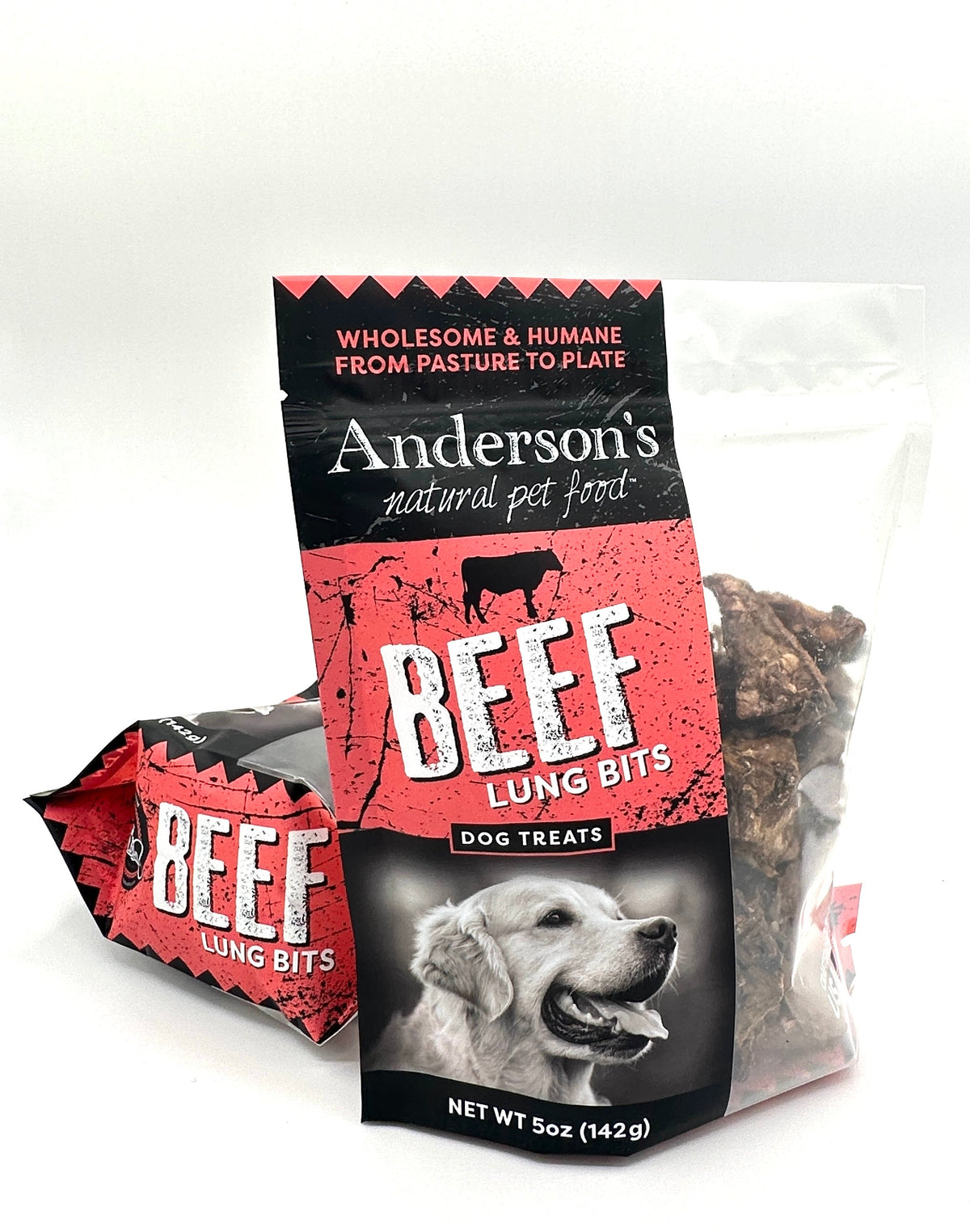Anderson&#39;s Colorado Grass-Fed Beef Lung Bits Dog Treats