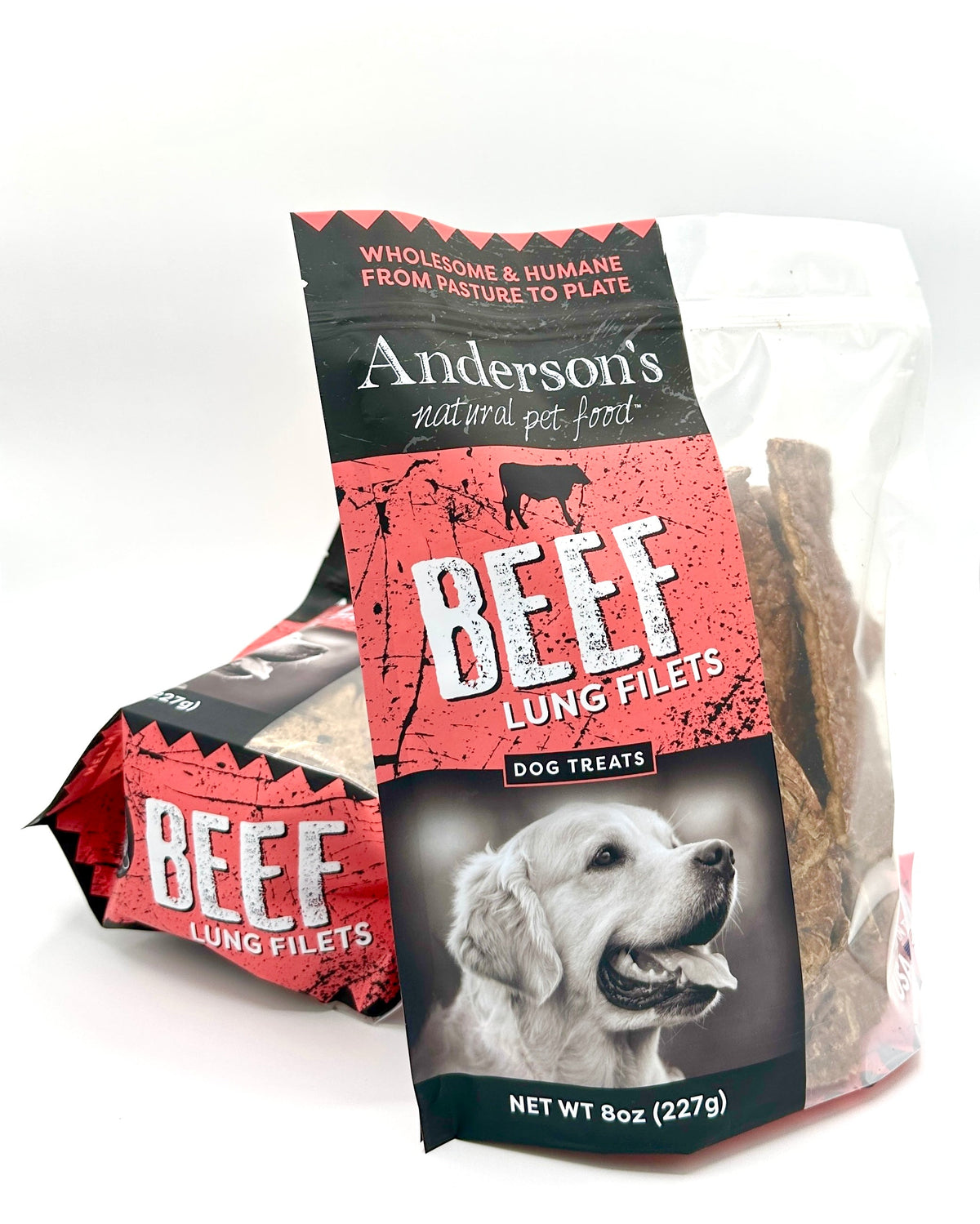 Anderson&#39;s Colorado Grass-Fed Beef Lung Slices Dog Treats