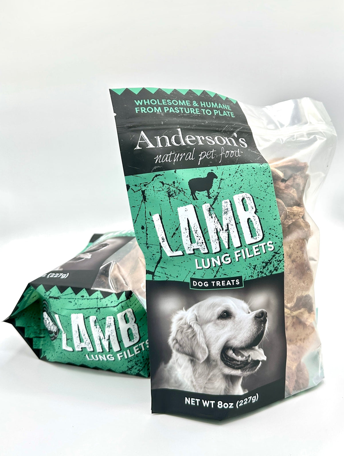 Anderson&#39;s Colorado Pasture-Raised Lamb Lung Slices Dog Treats