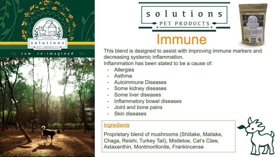 Solutions Pet Products Immune Support Supplement for Dogs and Cats
