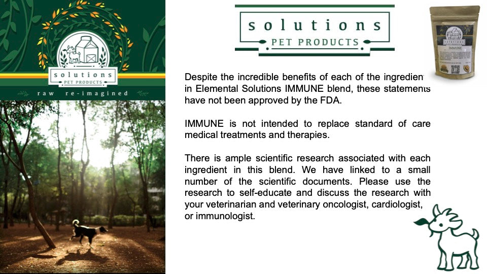 Solutions Pet Products Immune Support Supplement for Dogs and Cats