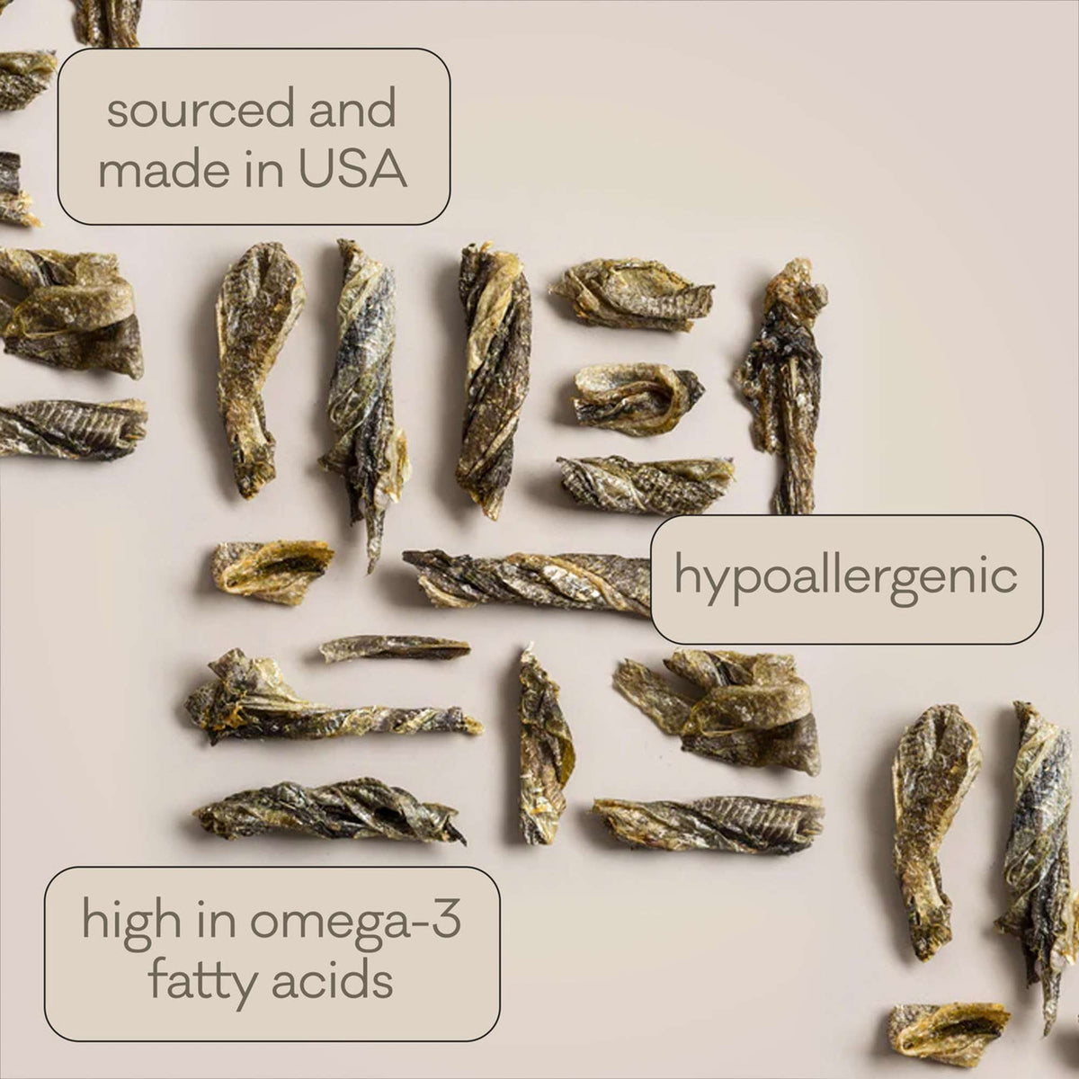 Polkadog Bakery Cod Skin Crunchy Sticks Dog &amp; Cat Treats