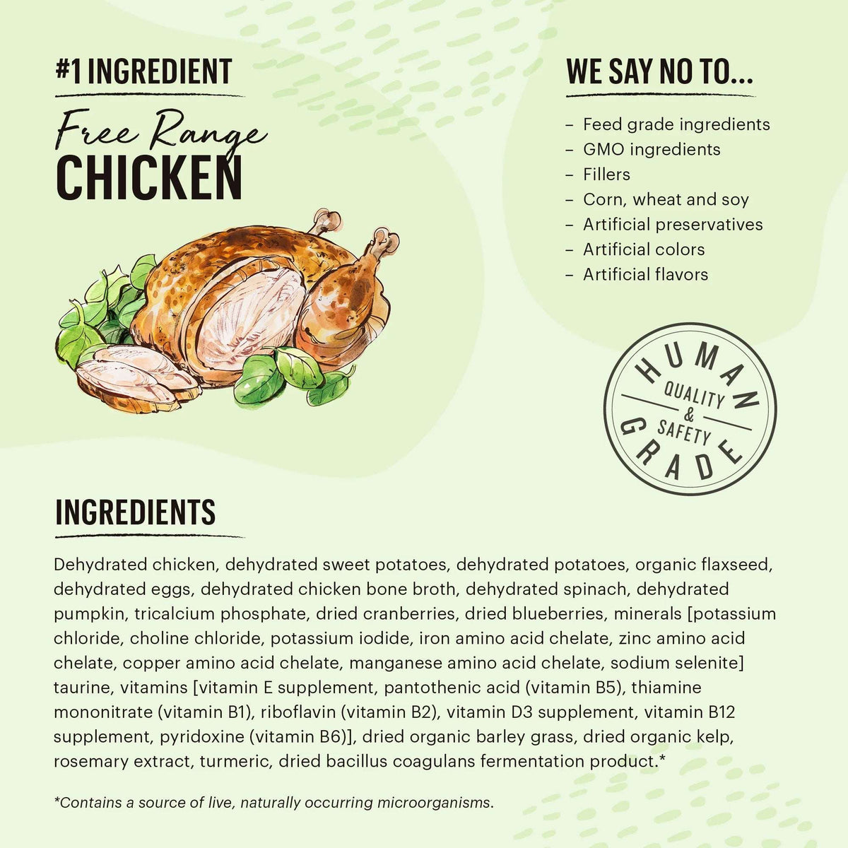 The Honest Kitchen Grain Free Dehydrated Chicken Cat Food