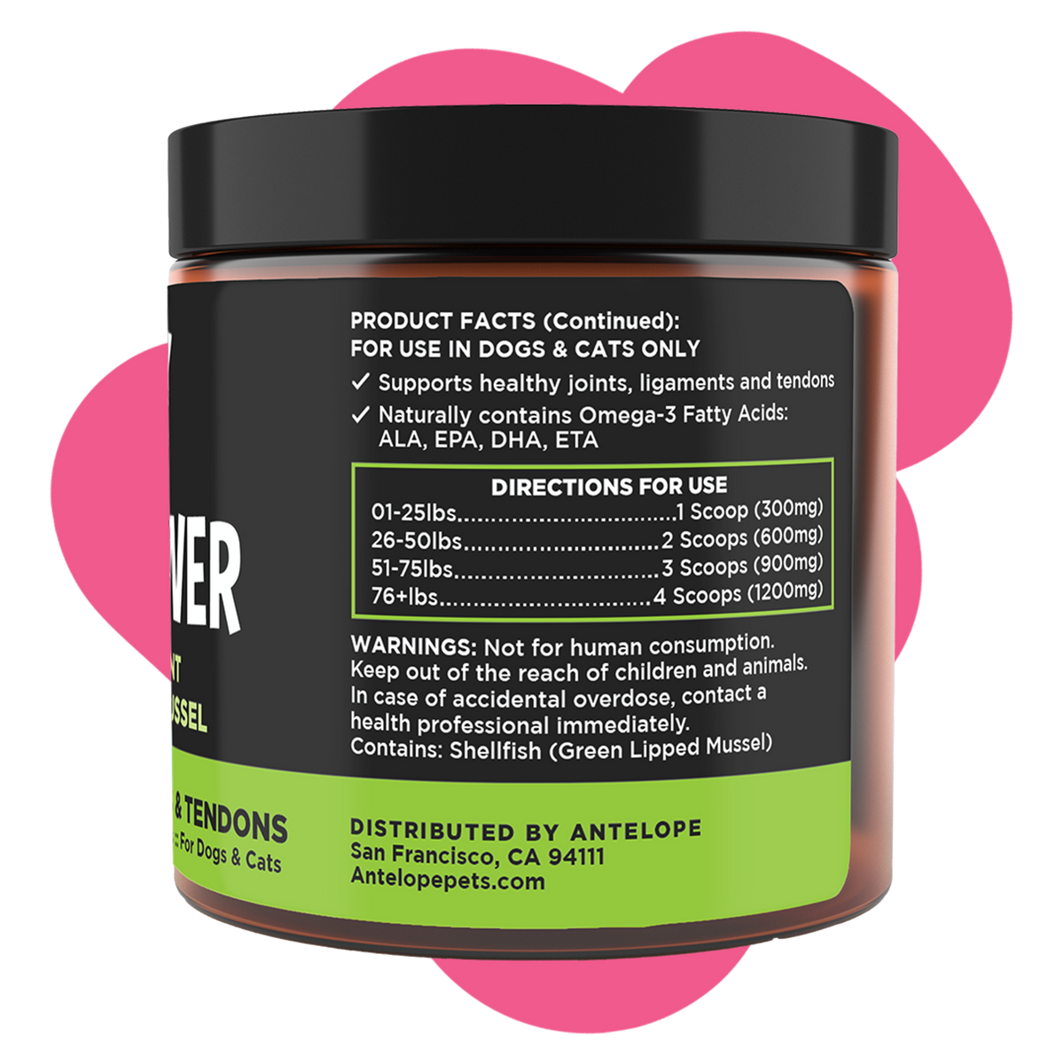 Super Snouts Joint Power Supplement for Dogs and Cats