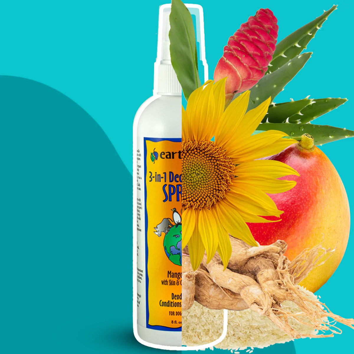 Earthbath Dog 3 In 1 Deodorizing Spritz Mango Tango