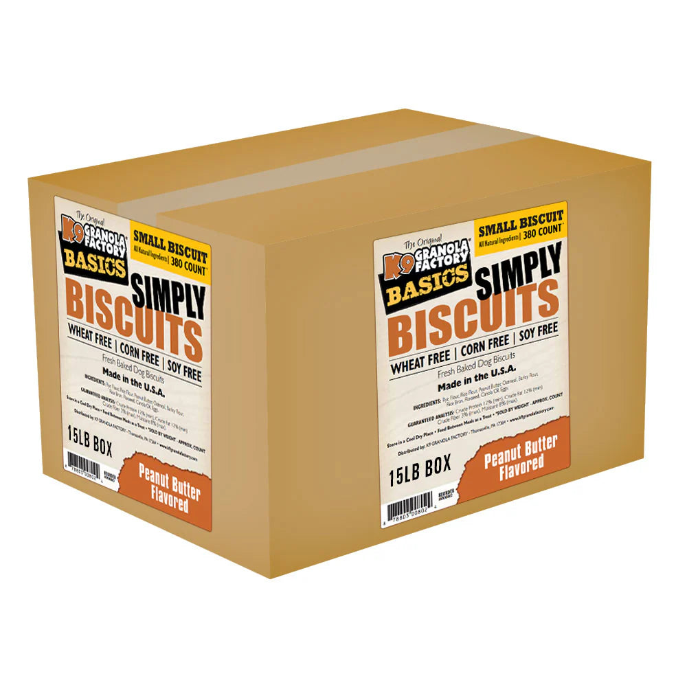 K9 Granola Factory Simply Biscuits Peanut Butter Dog Treats
