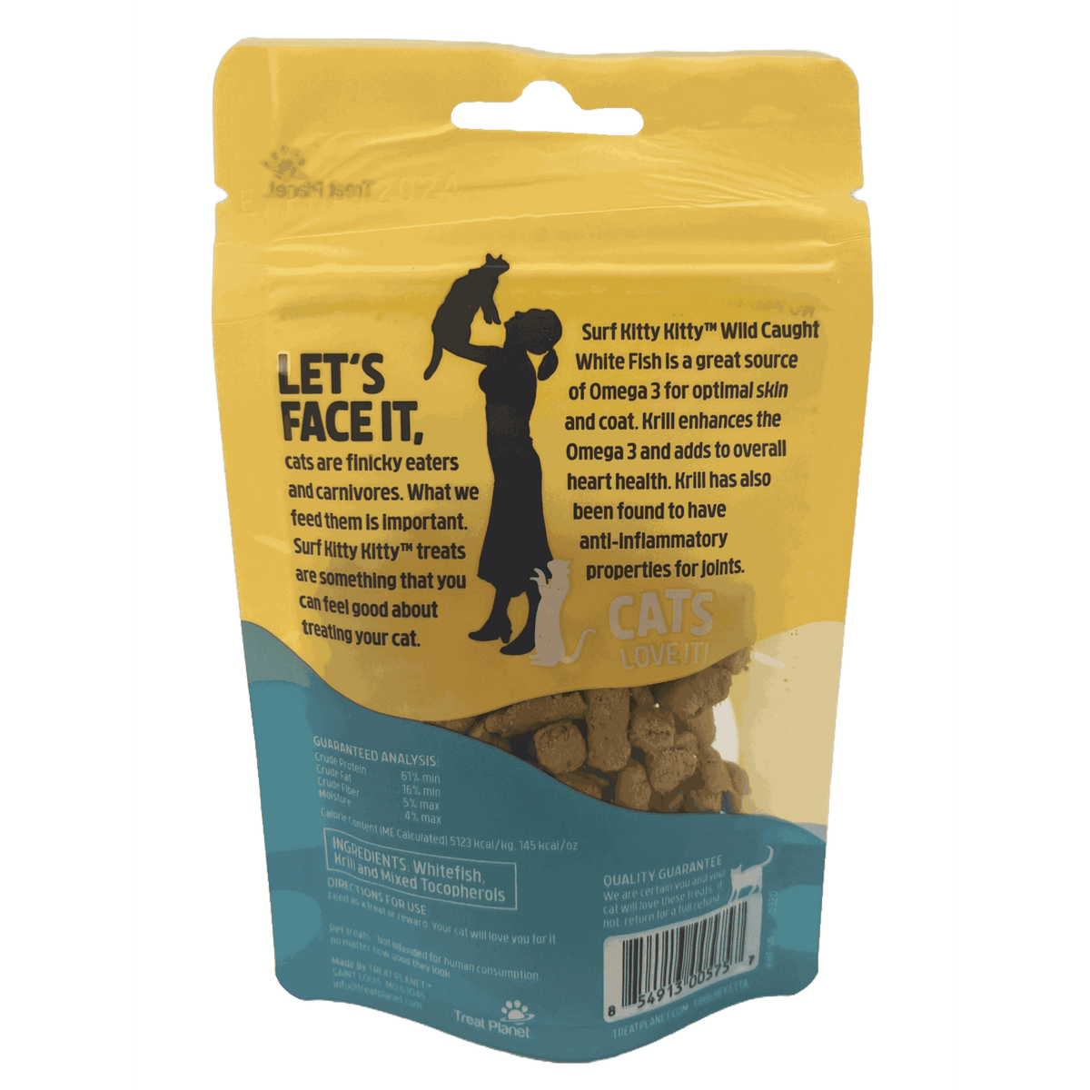 Surf Kitty Kitty Freeze-Dried Whitefish Cat Treats