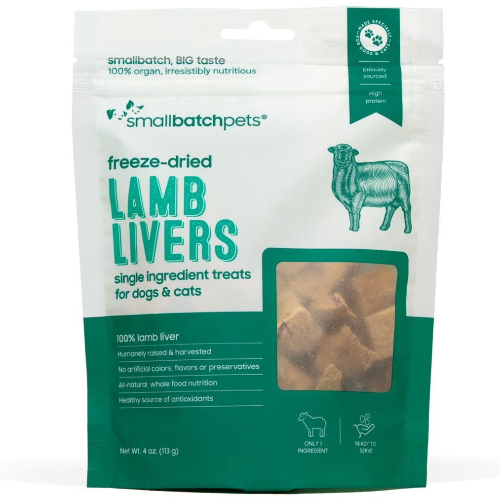 Small Batch Freeze-Dried Lamb Liver Dog &amp; Cat Treats