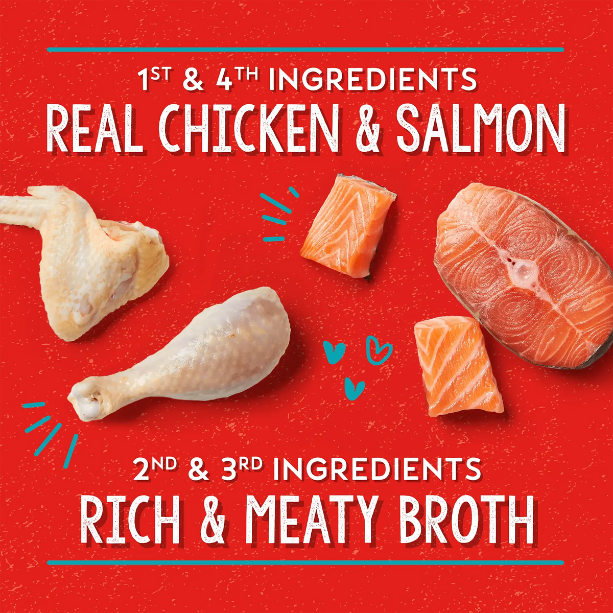 Stella &amp; Chewy&#39;s Lil Bites Savory Stews Chicken &amp; Salmon Dinner in Broth Dog Food