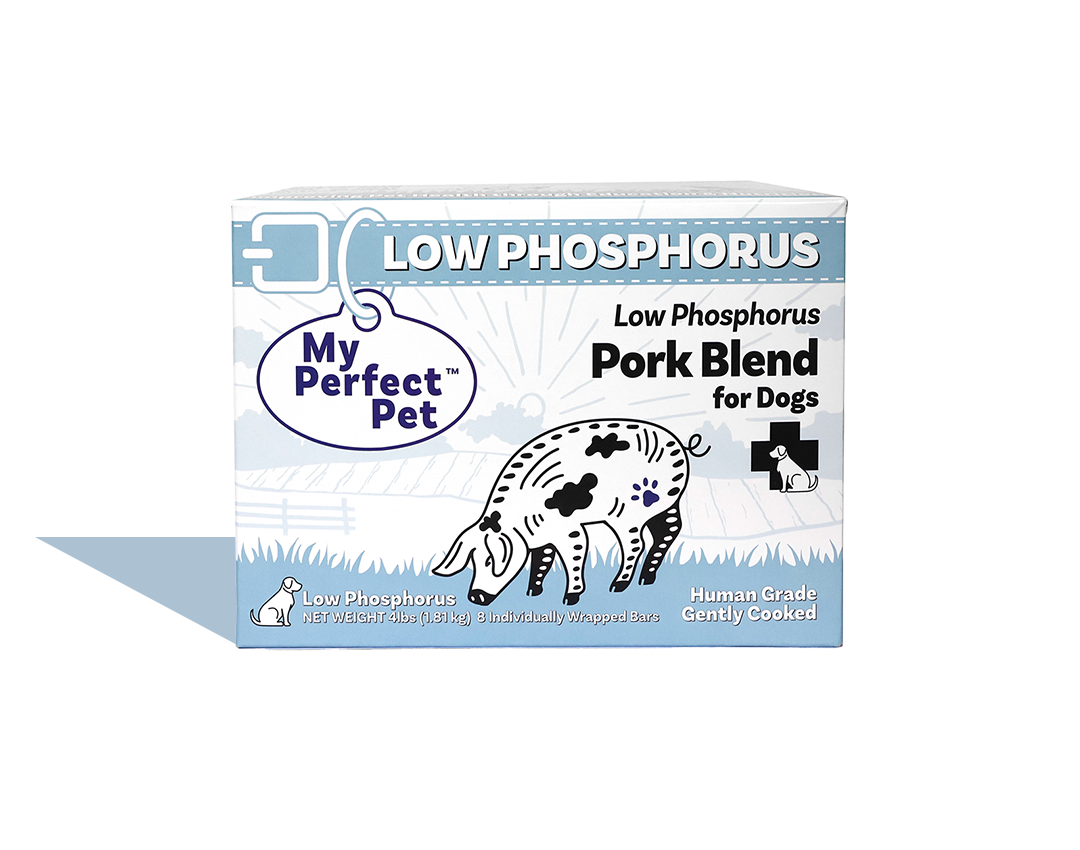 My Perfect Pet Low Phosphorus Pork Blend Gently Cooked Grain Free Frozen Dog Food
