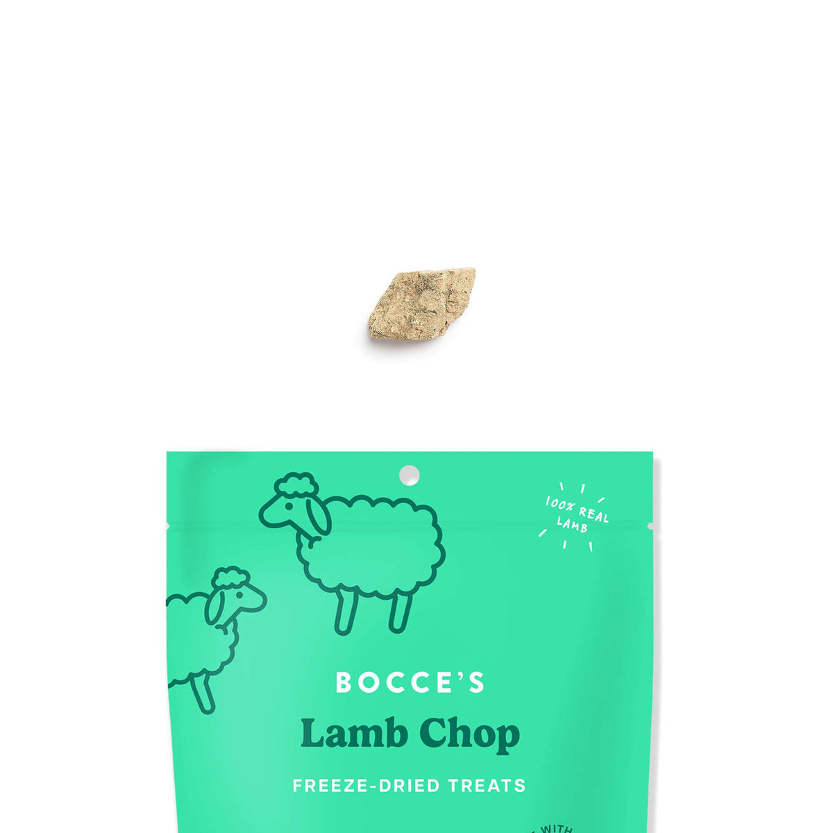 Bocce&#39;s Bakery Lamb Chop Freeze-Dried Dog Treats