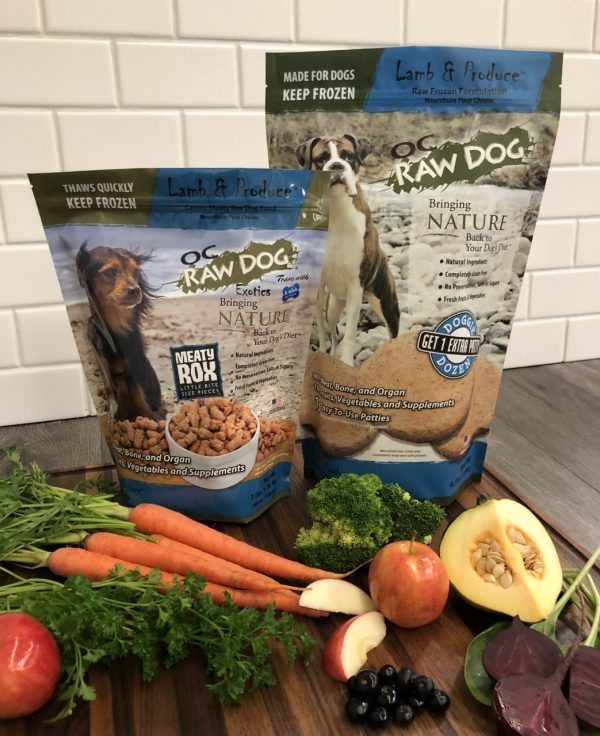 OC Raw Lamb &amp; Produce Frozen Dog Food