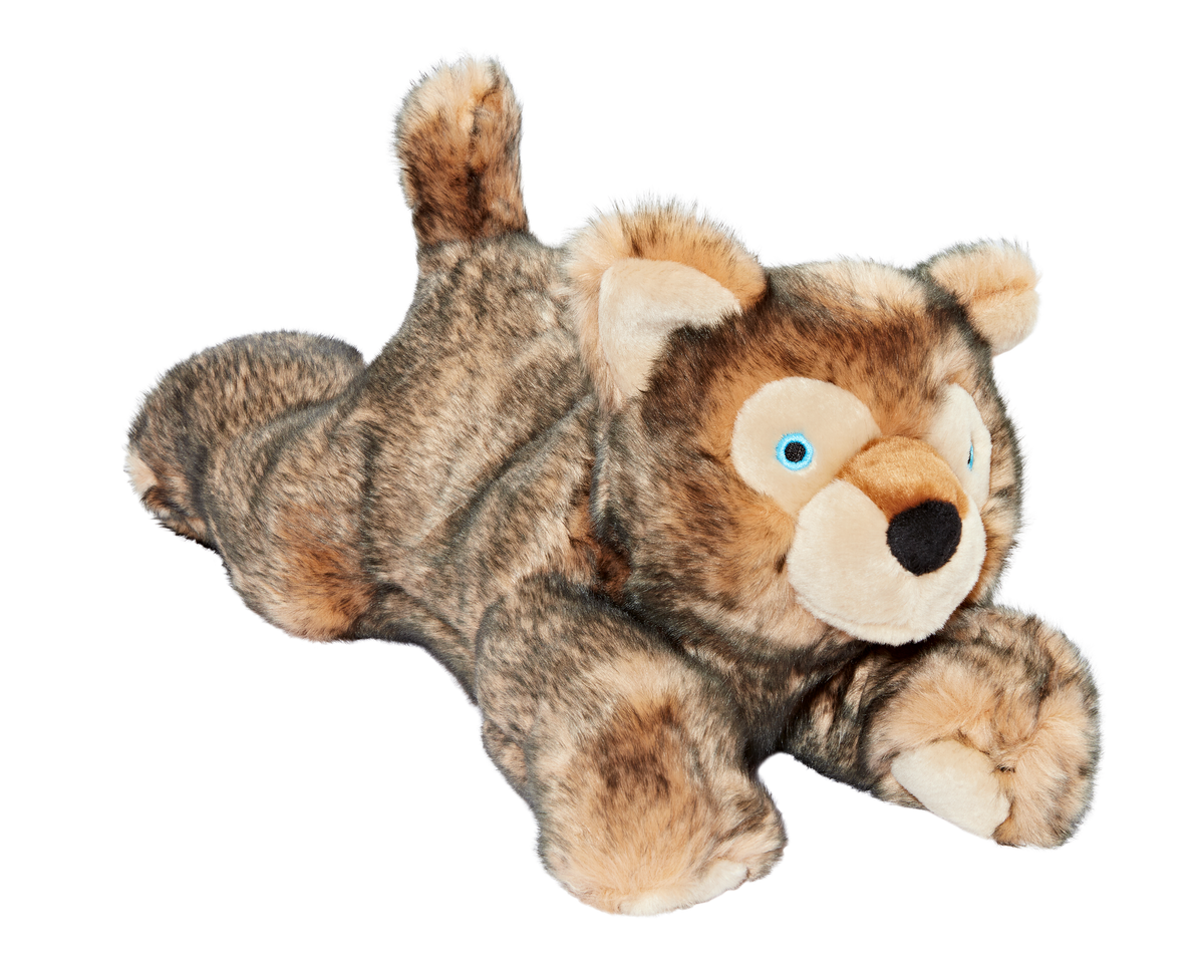 Fluff &amp; Tuff Lobo Wolf Dog Toy