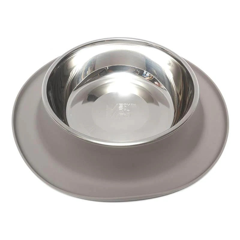 Messy Mutts Single Feeder with Non-Toxic Stainless Steel Bowl for Dogs
