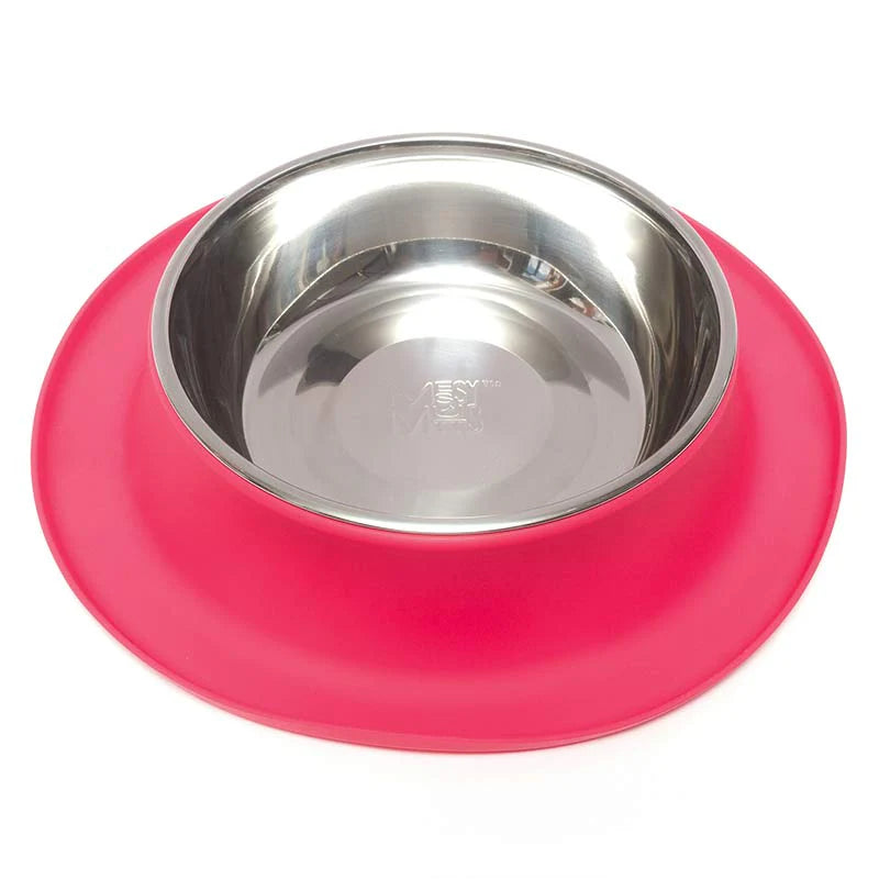 Messy Mutts Single Feeder with Non-Toxic Stainless Steel Bowl for Dogs
