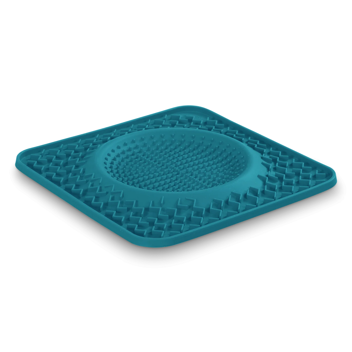 Messy Mutts Therapeutic Lick Mat with Bowl Center for Dogs and Cats