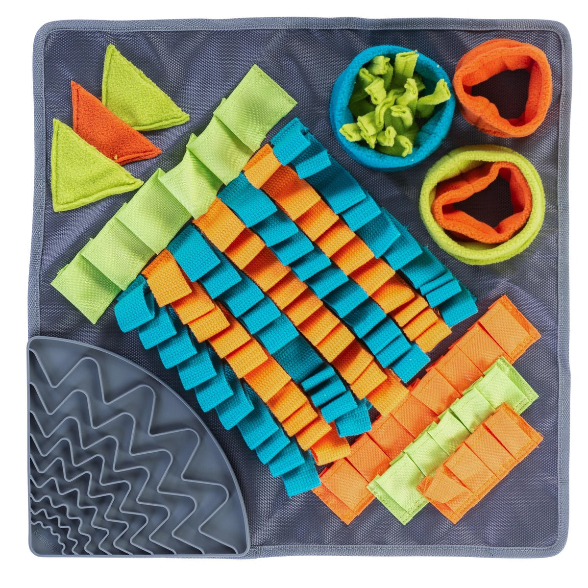 Messy Mutts Square Forage/Snuffle Mat + Lick Mat