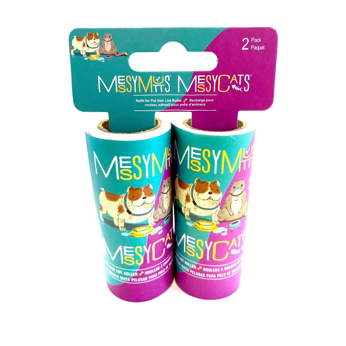 Messy Mutts Travel Size Pet Hair Lint Roller