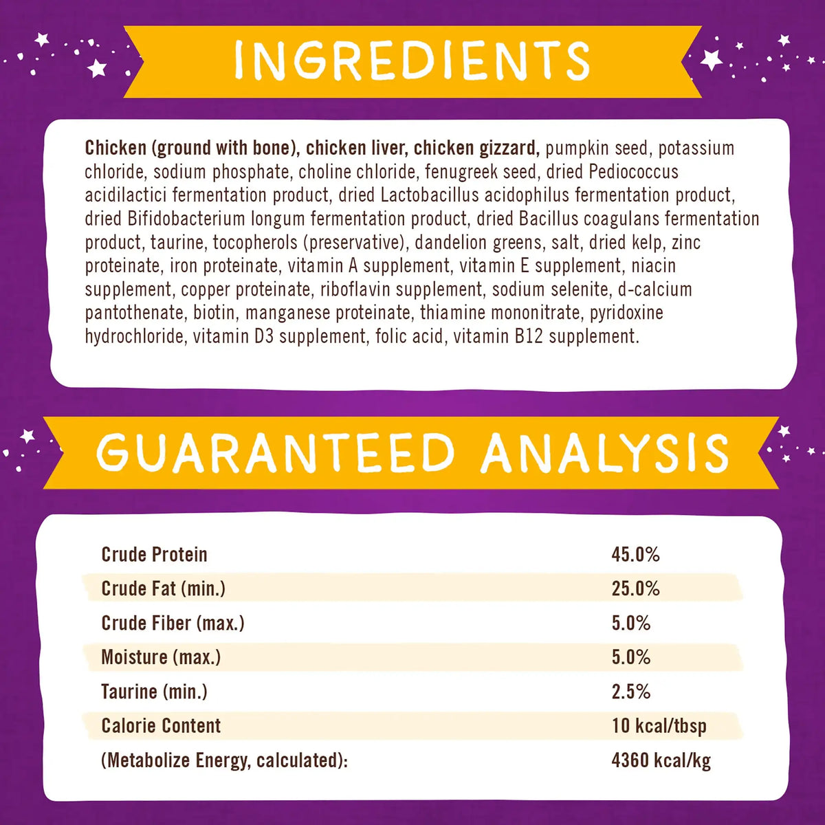 Stella &amp; Chewy&#39;s Marie&#39;s Magical Dinner Dust Chicken Cat Food Topper