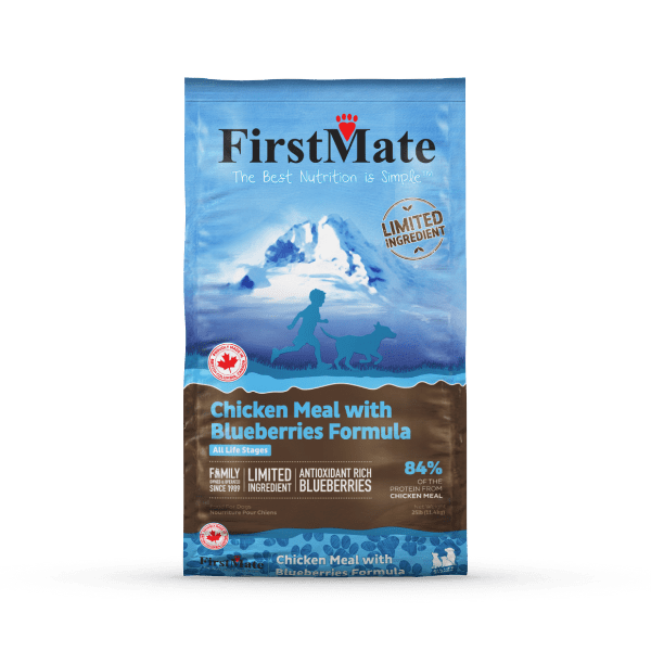 FirstMate Limited Ingredient Chicken Meal with Blueberries Formula Dog Food