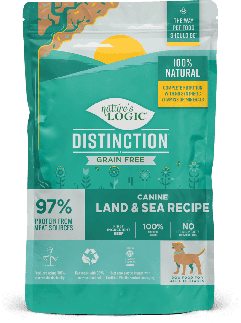 Nature&#39;s Logic Distinction Grain Free Canine Land &amp; Sea Recipe Dog Food
