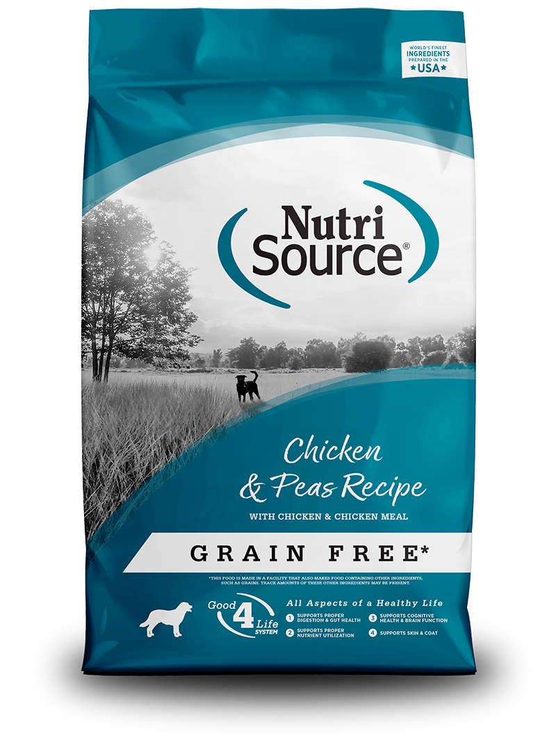 NutriSource Grain Free Chicken &amp; Pea Dog Food