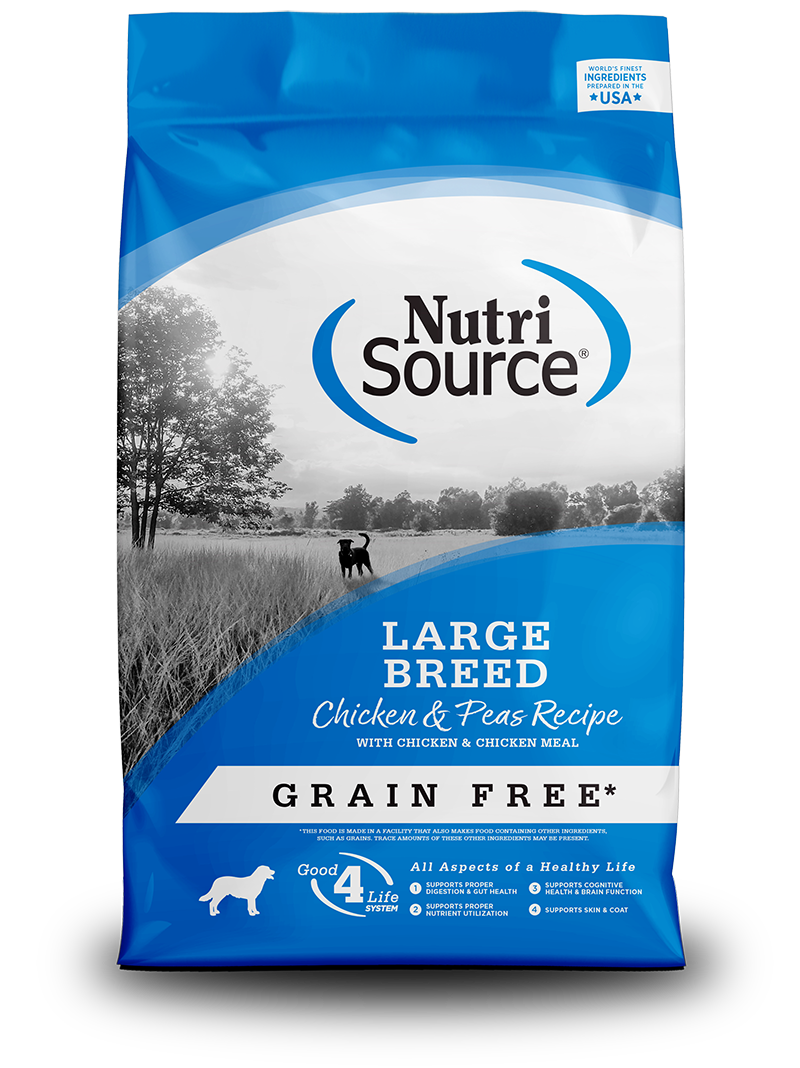 NutriSource Grain Free Large Breed Chicken &amp; Pea Dog Food