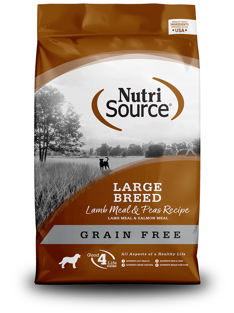 NutriSource Grain Free Large Breed Lamb Meal &amp; Peas Dog Food