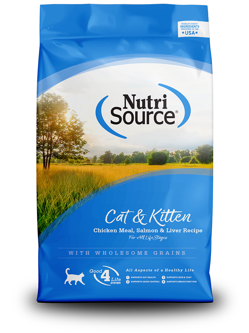 NutriSource Chicken Meal, Salmon &amp; Liver Cat &amp; Kitten Food