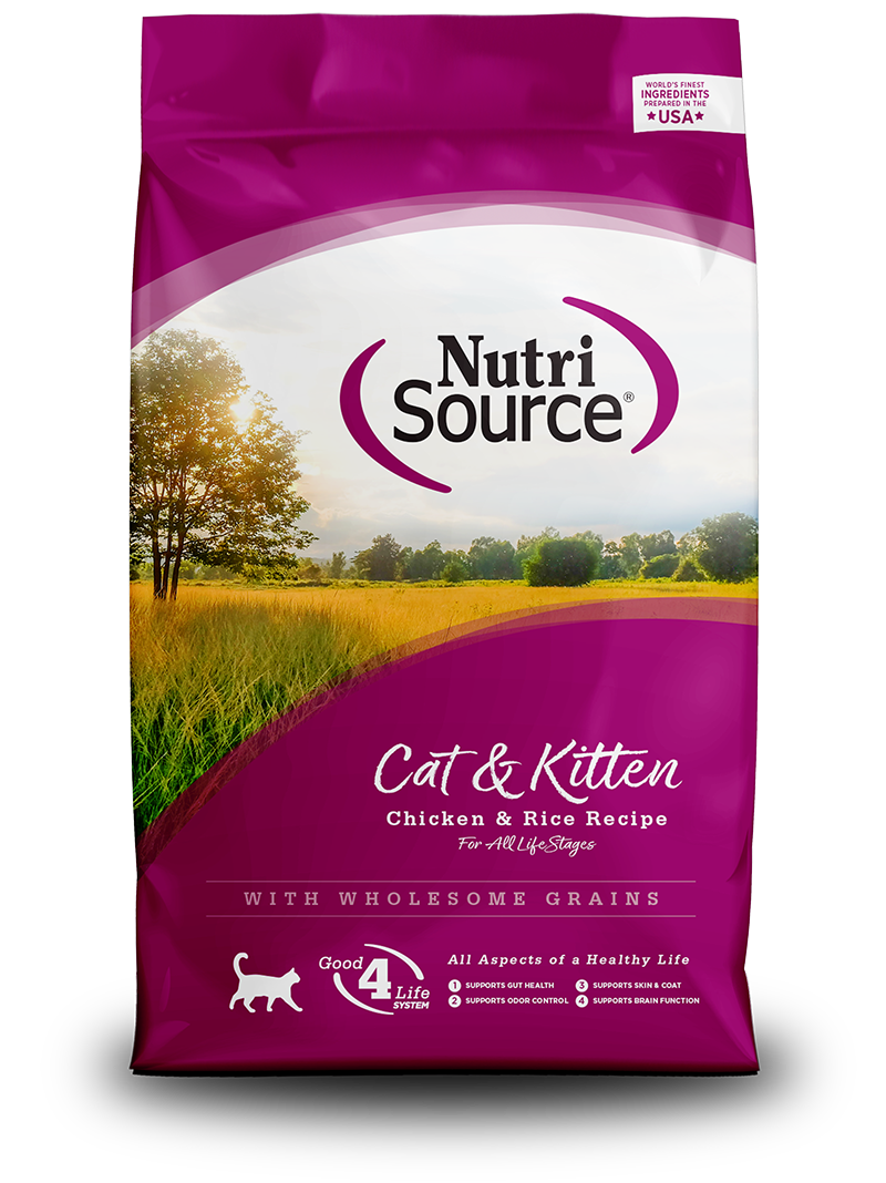 NutriSource Chicken &amp; Rice Cat &amp; Kitten Food