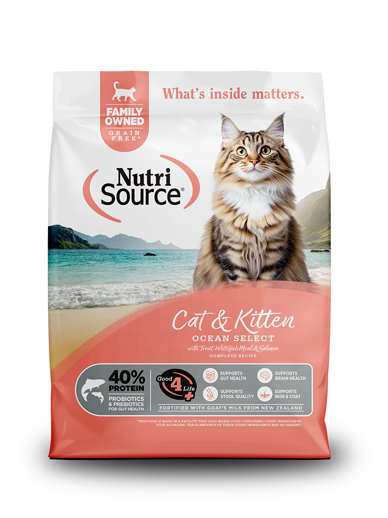 NutriSource Cat &amp; Kitten Ocean Select with Trout, Whitefish Meal &amp; Salmon Cat Food