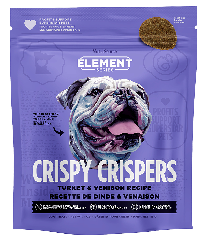 NutriSource Crispy Crispers Turkey &amp; Venison Dog Treats