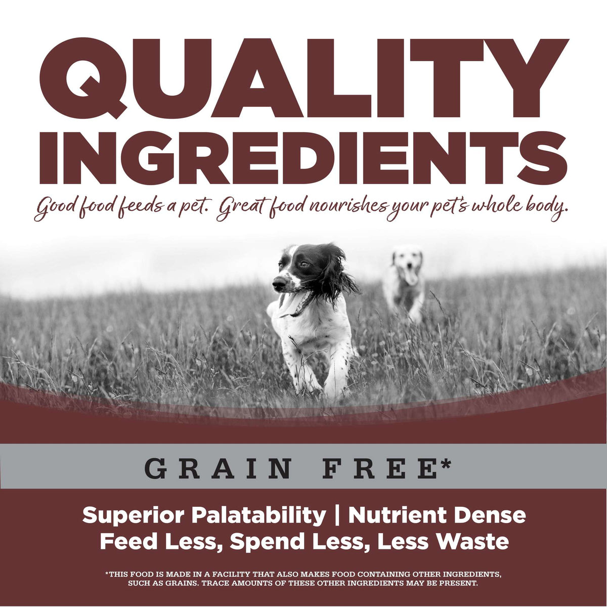 NutriSource Grain Free Prairie Select Quail &amp; Duck Dog Food
