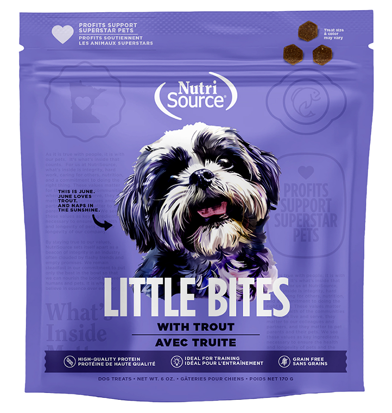 NutriSource Little Bites with Trout Dog Treats