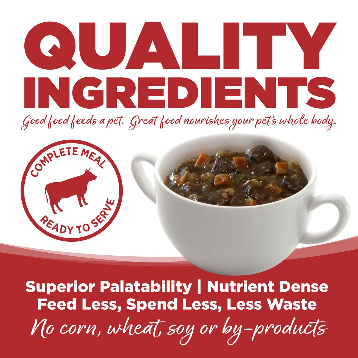 NutriSource PureVita Beef Stew Dog Food