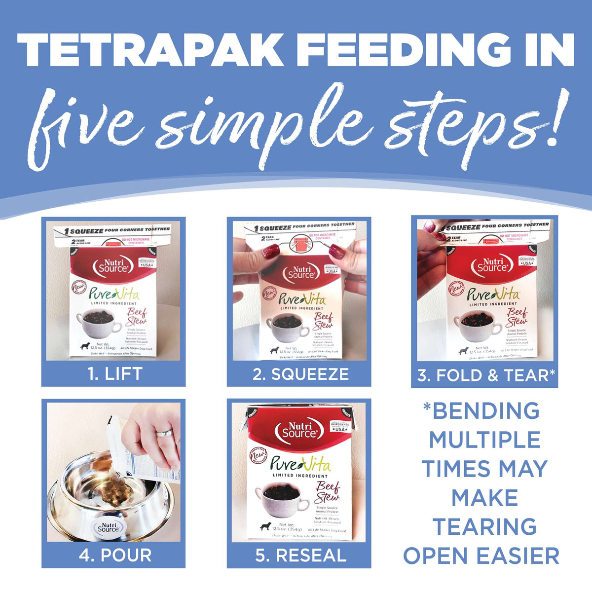 NutriSource PureVita Turkey Stew Dog Food