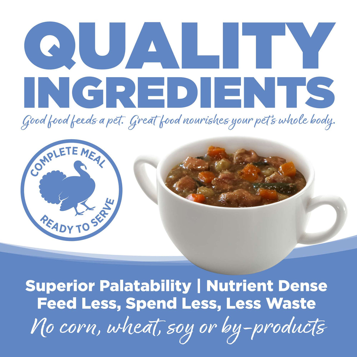 NutriSource PureVita Turkey Stew Dog Food