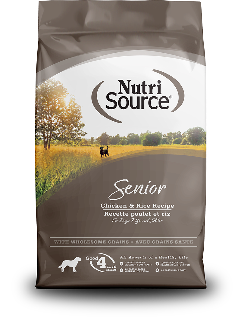 NutriSource Senior Chicken &amp; Rice with Wholesome Grains Dog Food