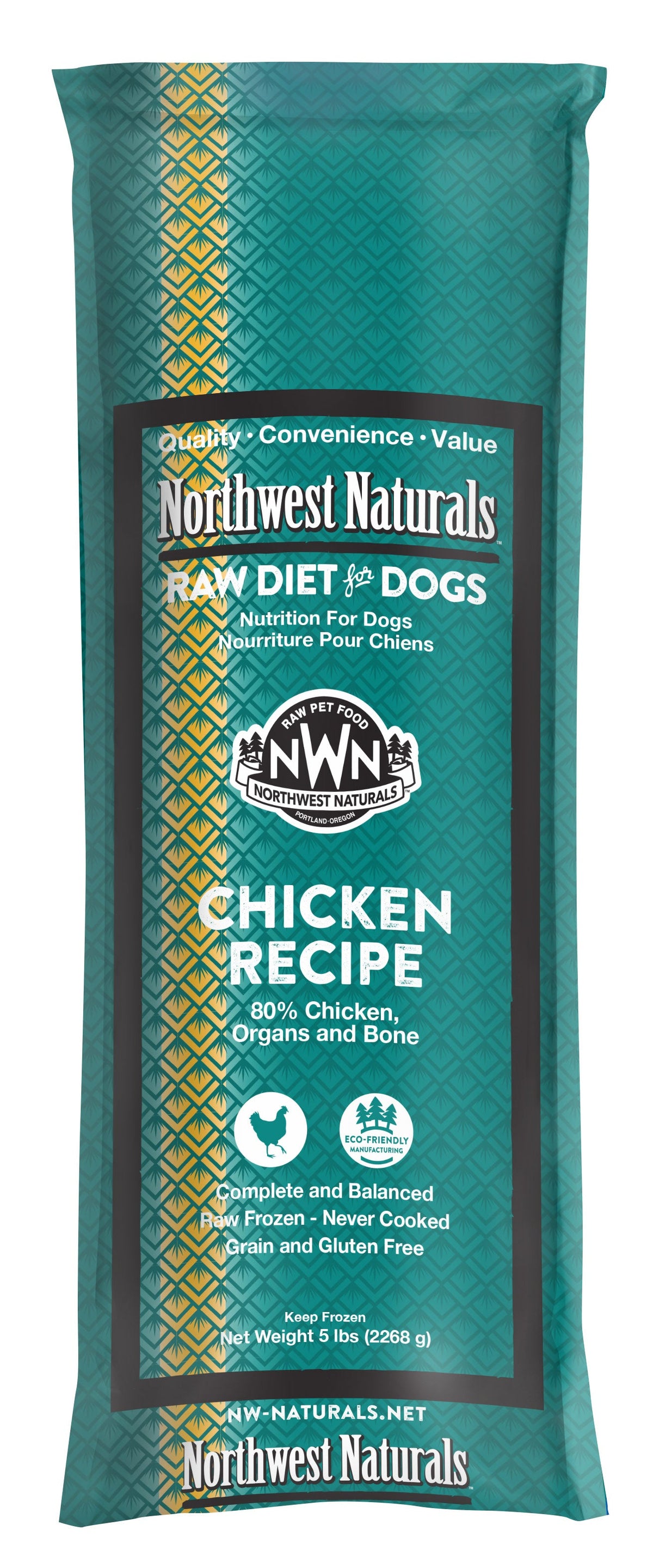 Northwest Naturals Frozen Raw Chicken Dog Food