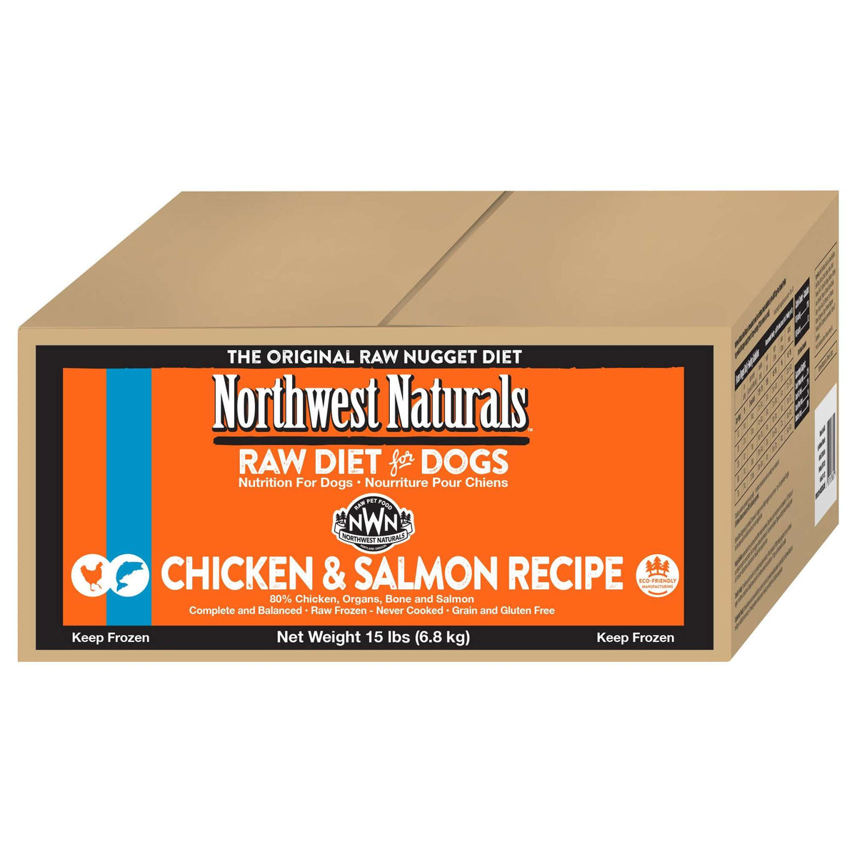Northwest Naturals Frozen Raw Chicken &amp; Salmon Dog Food