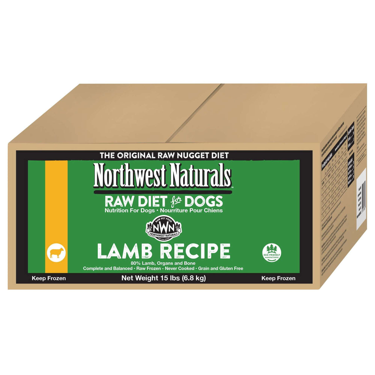 Northwest Naturals Frozen Raw Lamb Dog Food