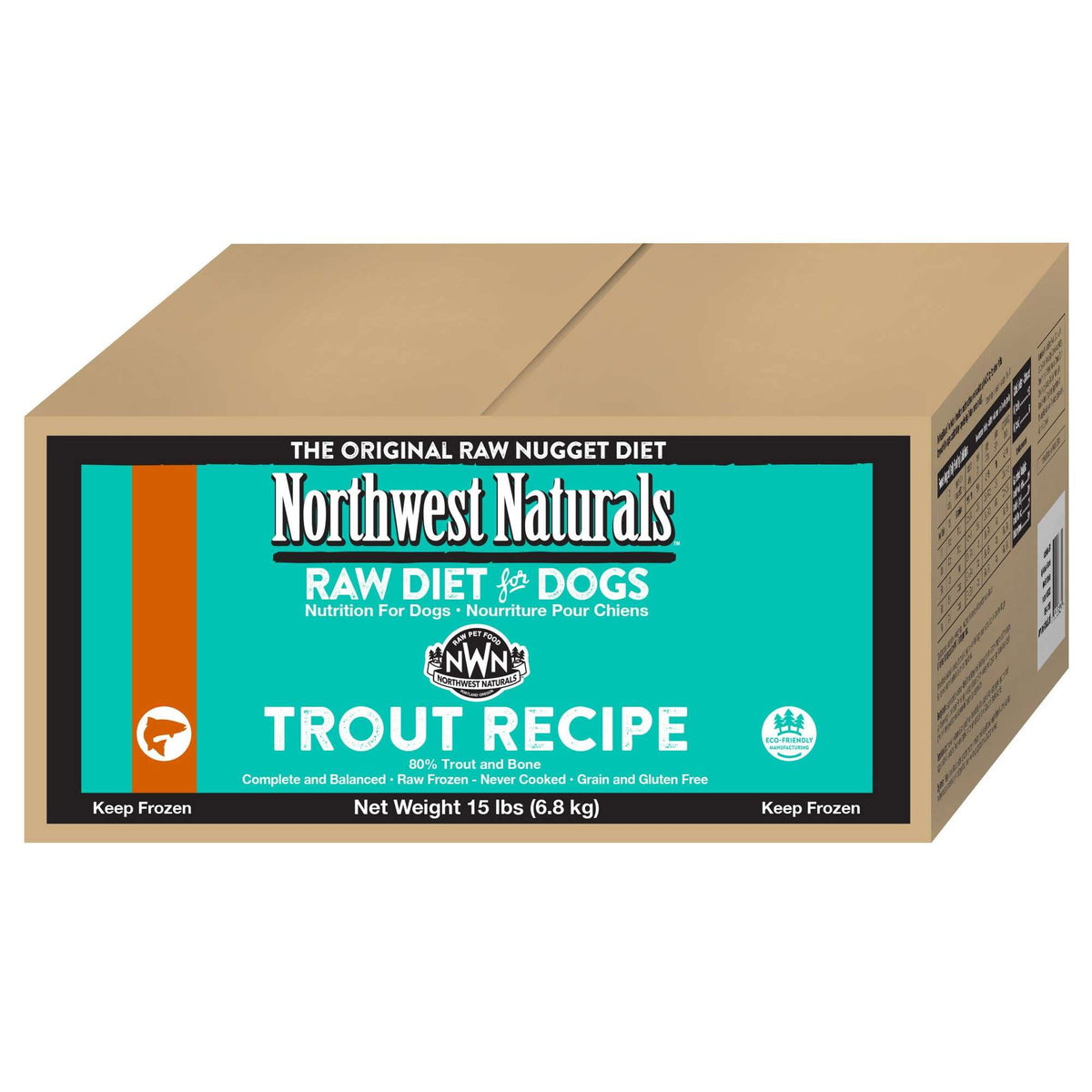 Northwest Naturals Frozen Raw Trout Dog Food