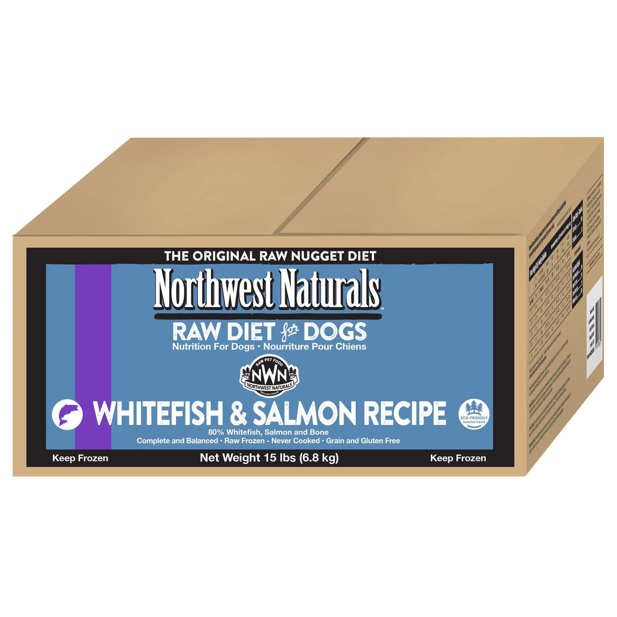 Northwest Naturals Frozen Raw Whitefish &amp; Salmon Dog Food