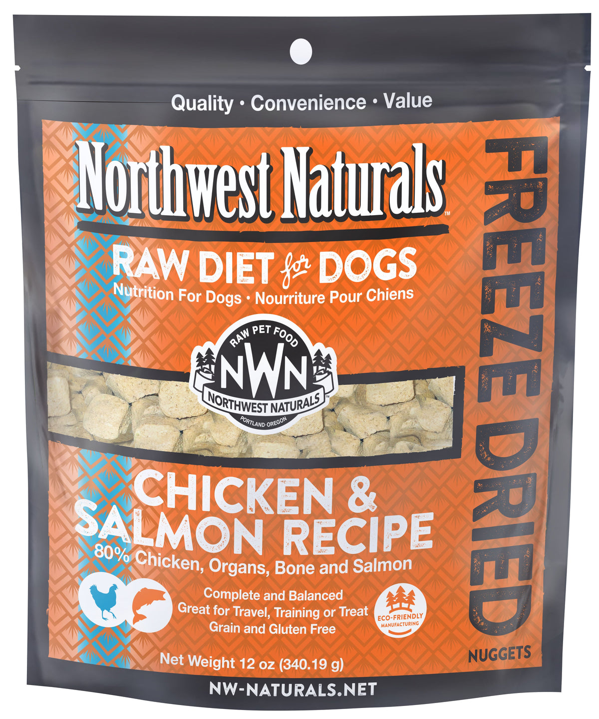 Northwest Naturals Freeze-Dried Raw Chicken &amp; Salmon Dog Food