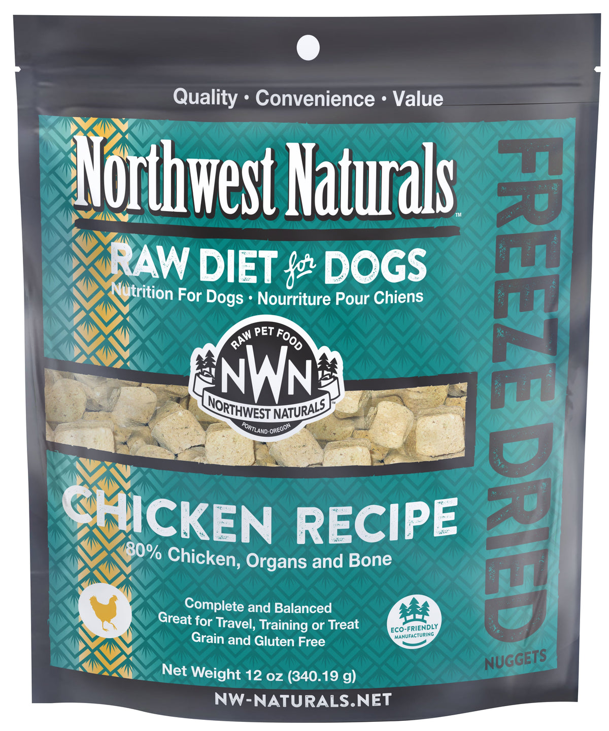 Northwest Naturals Freeze-Dried Raw Chicken Dog Food
