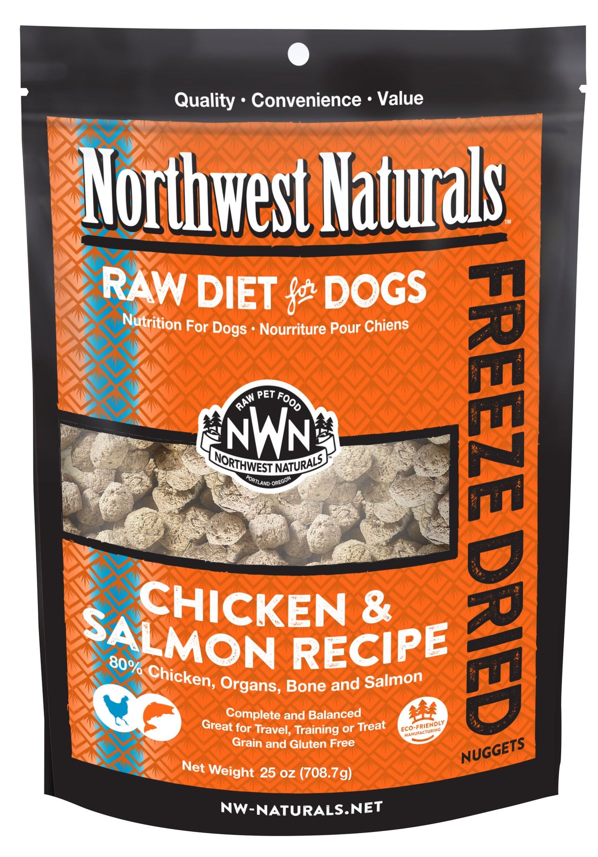 Northwest Naturals Freeze-Dried Raw Chicken &amp; Salmon Dog Food
