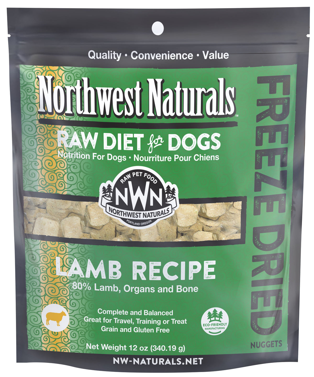 Northwest Naturals Freeze-Dried Raw Lamb Dog Food