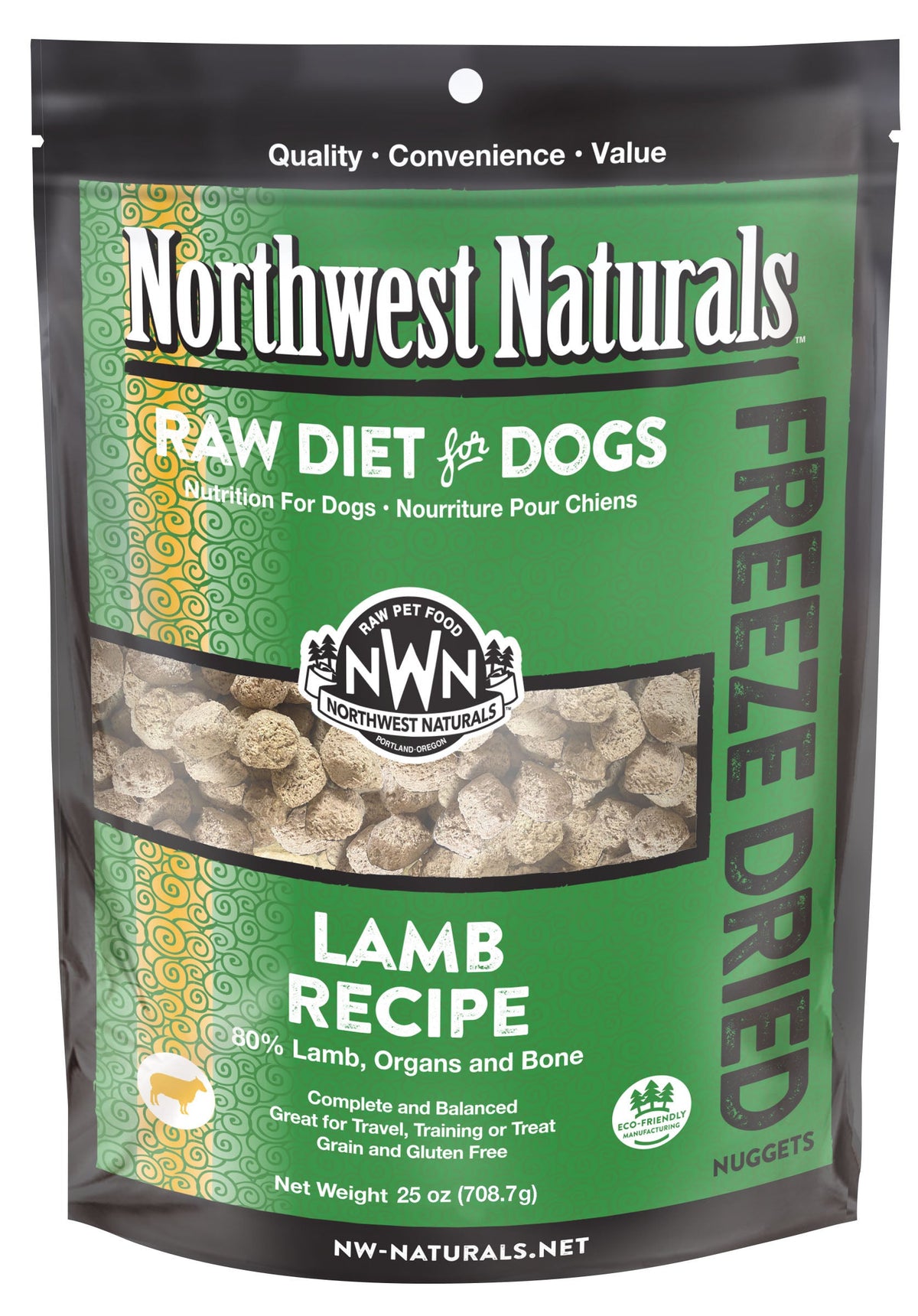 Northwest Naturals Freeze-Dried Raw Lamb Dog Food