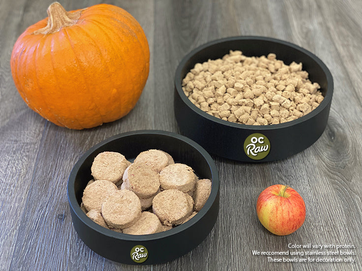 OC Raw Freeze-Dried Beef &amp; Produce Dog Food