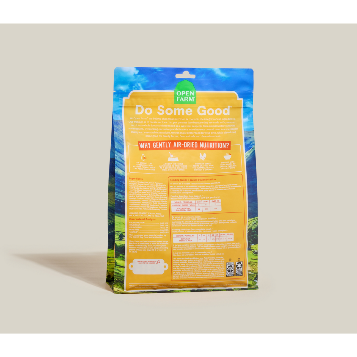 Open Farm Grain Free Air-Dried Chicken Dog Food